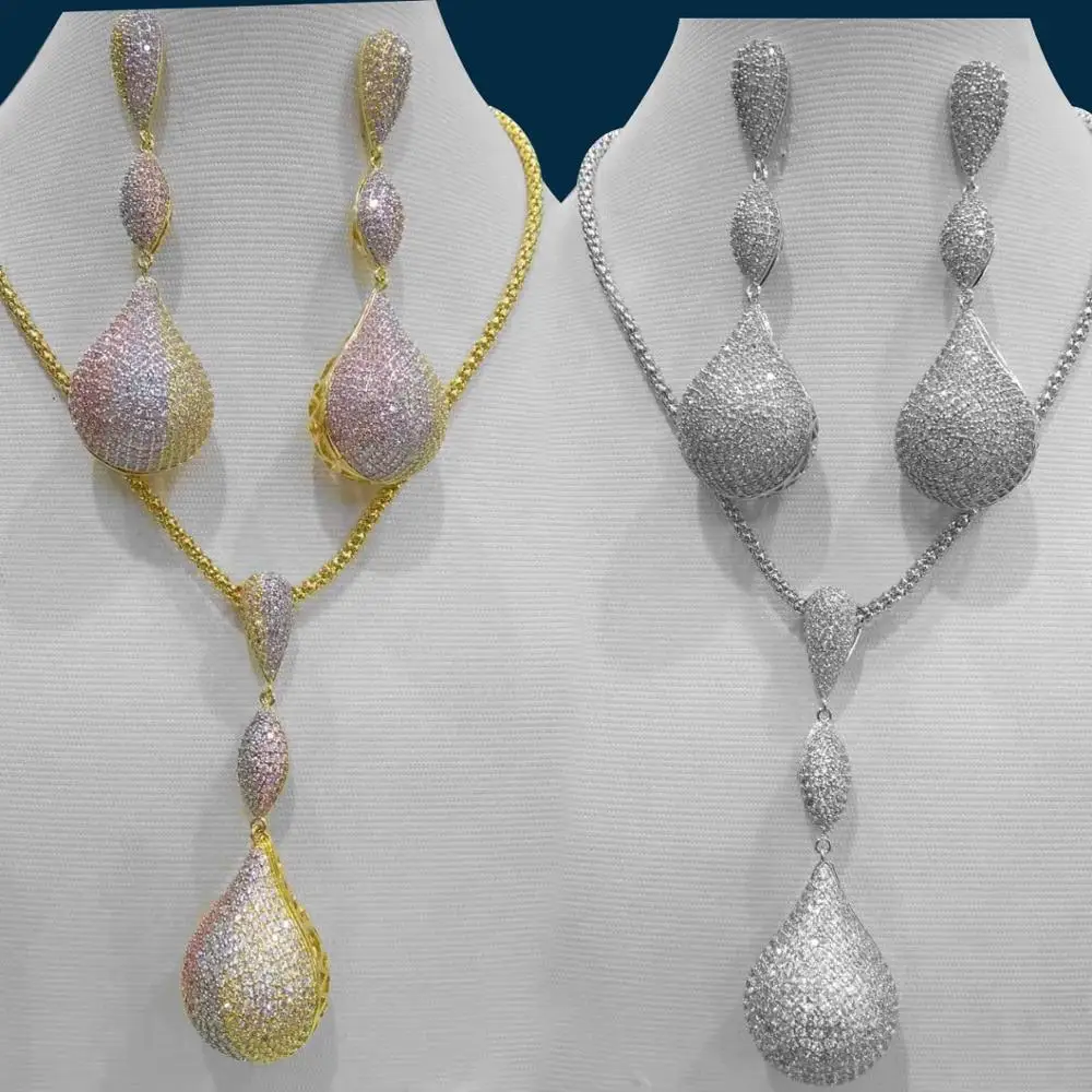 Женский набор украшений GODKI ювелирных изделий из кубического циркония с