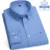 Men's 100% Cotton Oxford Shirts Men Long Sleeve Casual Slim Fit Dress Shirts For Male Business Shirt Tops 15