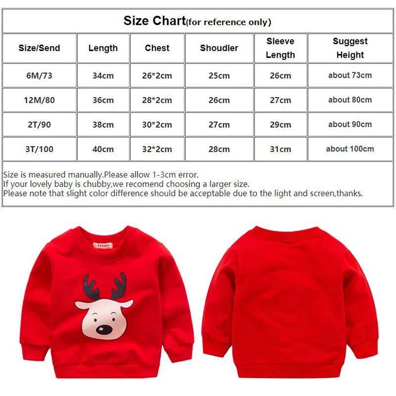 Herbabe Baby Girl Tops T-shirts Long Sleeve Toddler Girls Clothes Cotton Newborn Boy Shirts First Birthday Costume 6M-3Year