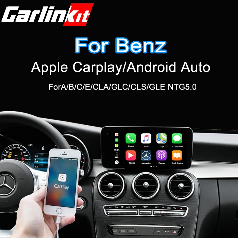 

Multimedia Smart Car Retrofit with Apple Carplay Box for Mercedes Benzs NTG5.0 2015-2017 iOS AirPlay