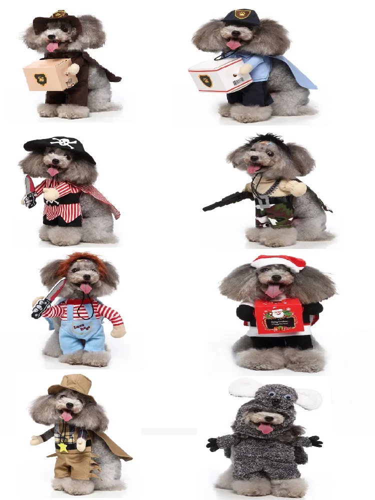 

Dog Clothes Cat Pet Supplies Halloween Costume Cute Cosplay Funny Personality Holiday Party Birthday Poodle More Options