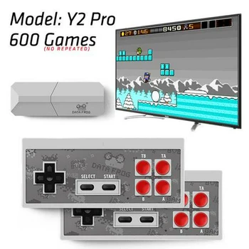 

Retro Video Game Console Wireless USB Console Support TV Out Built In 600 Classic Video Games Dual Handheld Gamepads