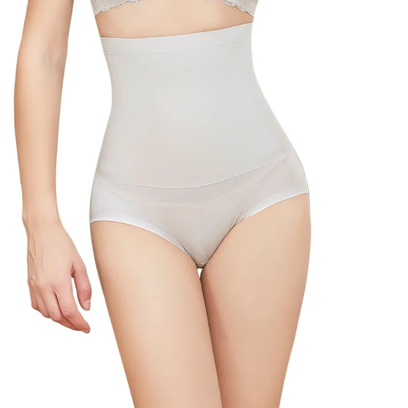 Women's High Waist Tummy Control Seamless Briefs Underwear Soft Stretch Breathable Comfortable Panties