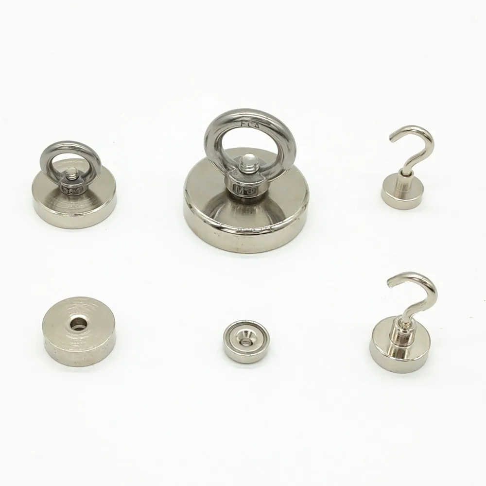 Магнитный крючок + супермощный магнит на раковину окуляр рыболовный неодимовый