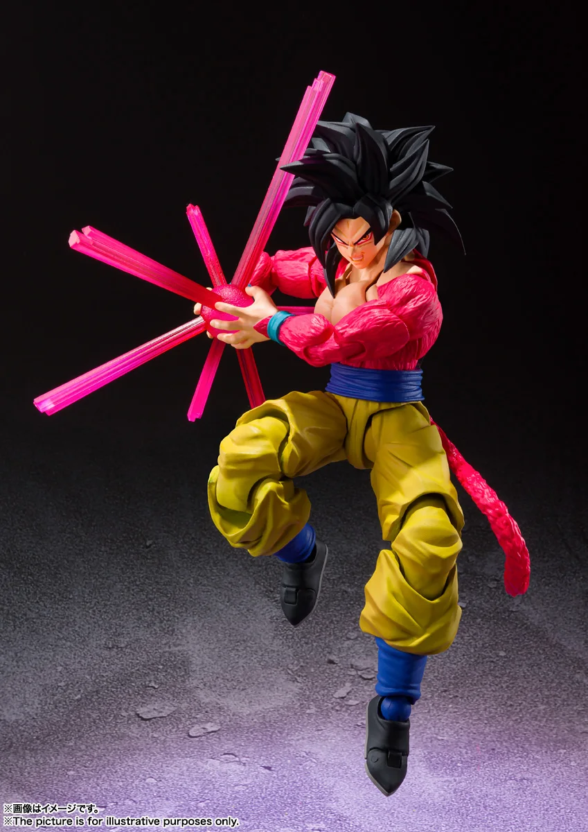 Женская Оригинальная фигурка Bandai DBZ Super SSJ4 Goku Аниме фигурки игрушечные модели |