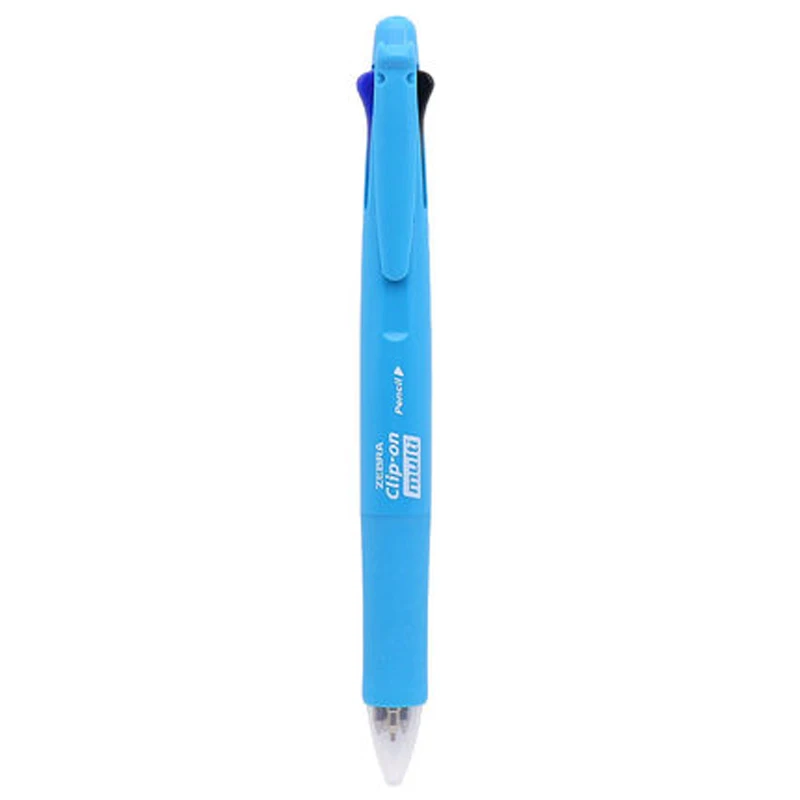 Sky Blue Одна деталь Зебра B4SA1 клип на 4 цвета 0,7 мм шариковые ручки(Цвет: черный, синий, красный, зеленый)+ 0,5 мм механические карандаши 5-в-1 ручки - Цвет: Sky Blue