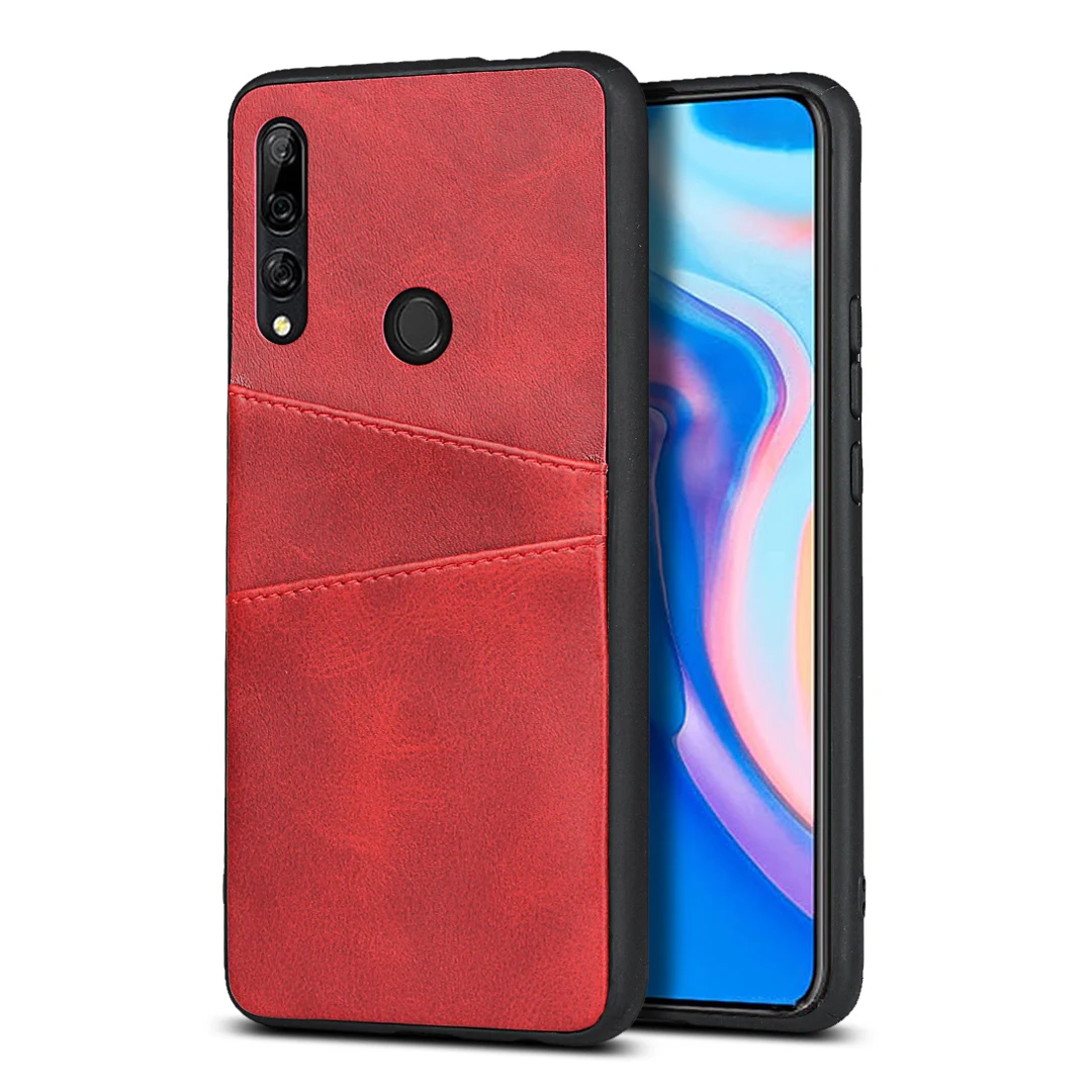 XNWBCK Red Премиум из искусственной кожи чехол для huawei P Smart Z кошелек и отделения для карт защитная задняя крышка чехол для телефона для huawei Y9 Prime - Цвет: XNWBCK Red