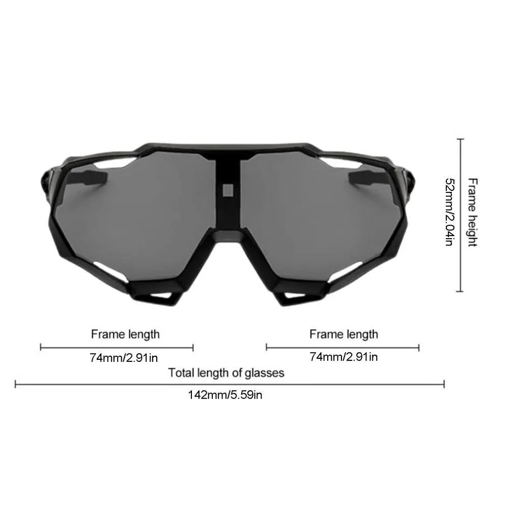 Sports Sunglasses Men Women Bicycle Glasses UV Protection Polarized Lenses Cycling Ultra Lightweight Eyewear Bike Sun Glasses
