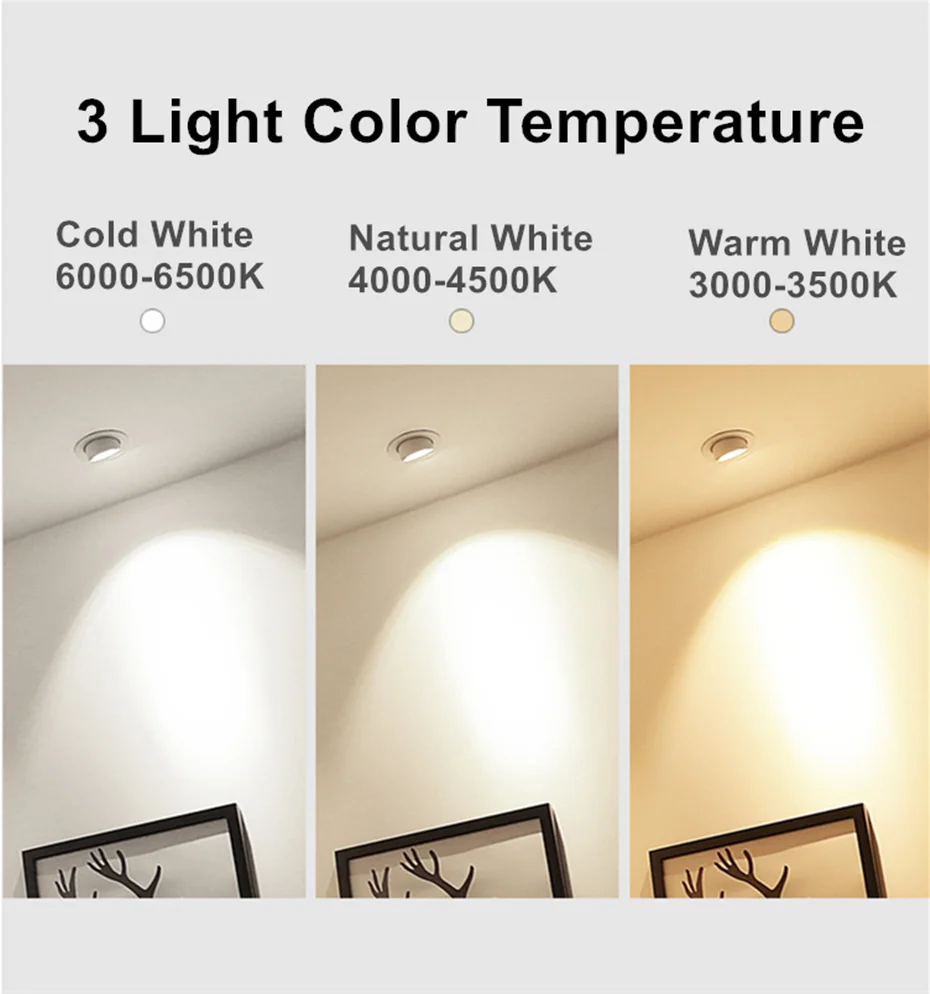 Светодиодный Светильник направленного света с регулируемой яркостью 7 Вт 10 15 20