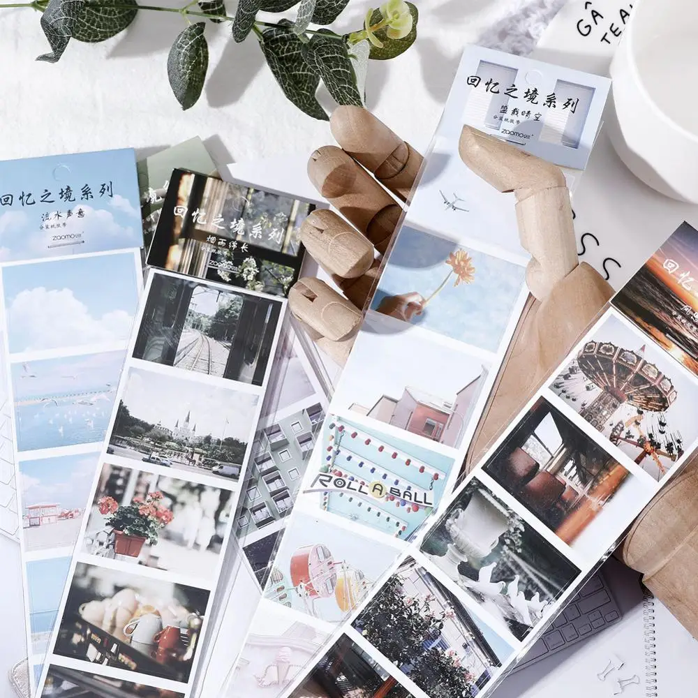 50X350mm 5Sheets/set Memory Photography Series Stickers Hand Account DIY Journal Diary Scrapbooking Album Decoration | Дом и сад