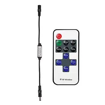 

Dimmable LED Under Cabinet Lighting Controller,11key IR Remote Control for All led Strips