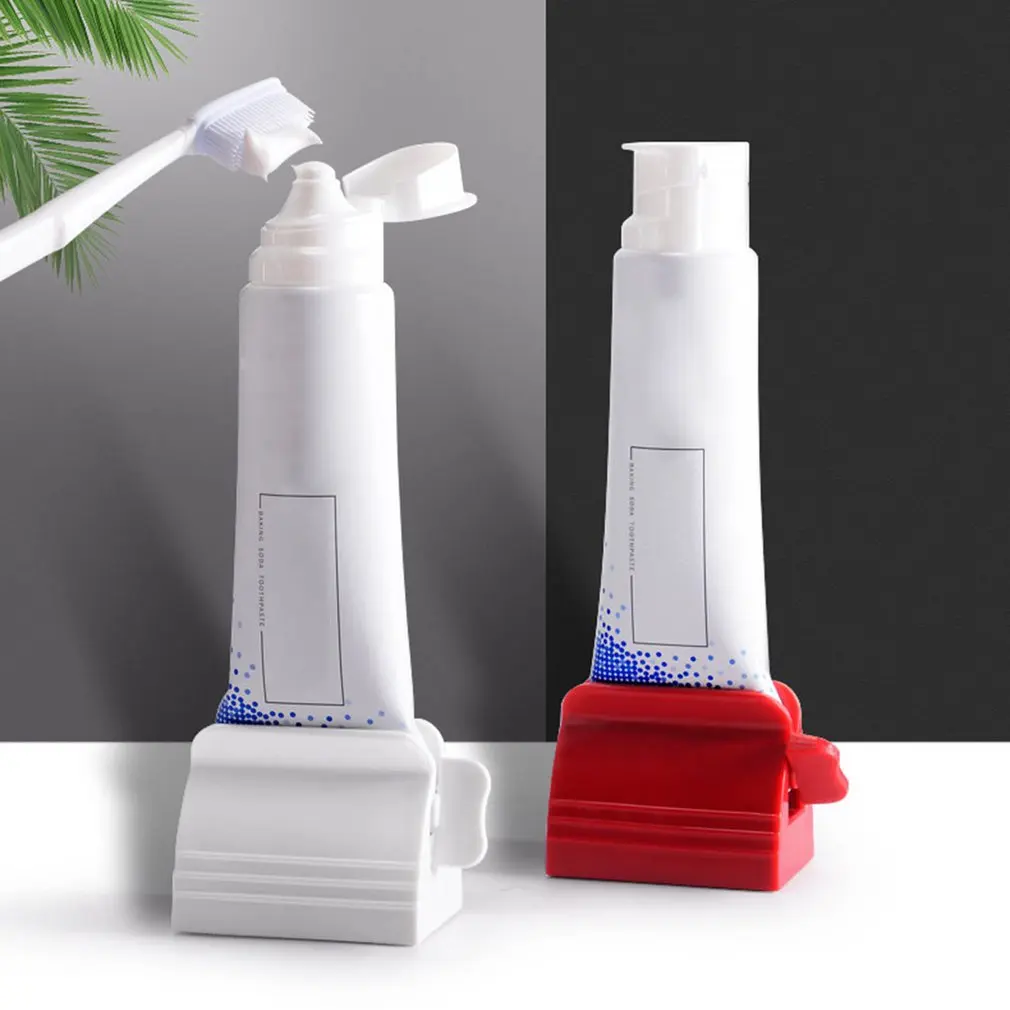 2pcs Bathroom Accessories Toothpaste Dispenser Multi functional Tooth
