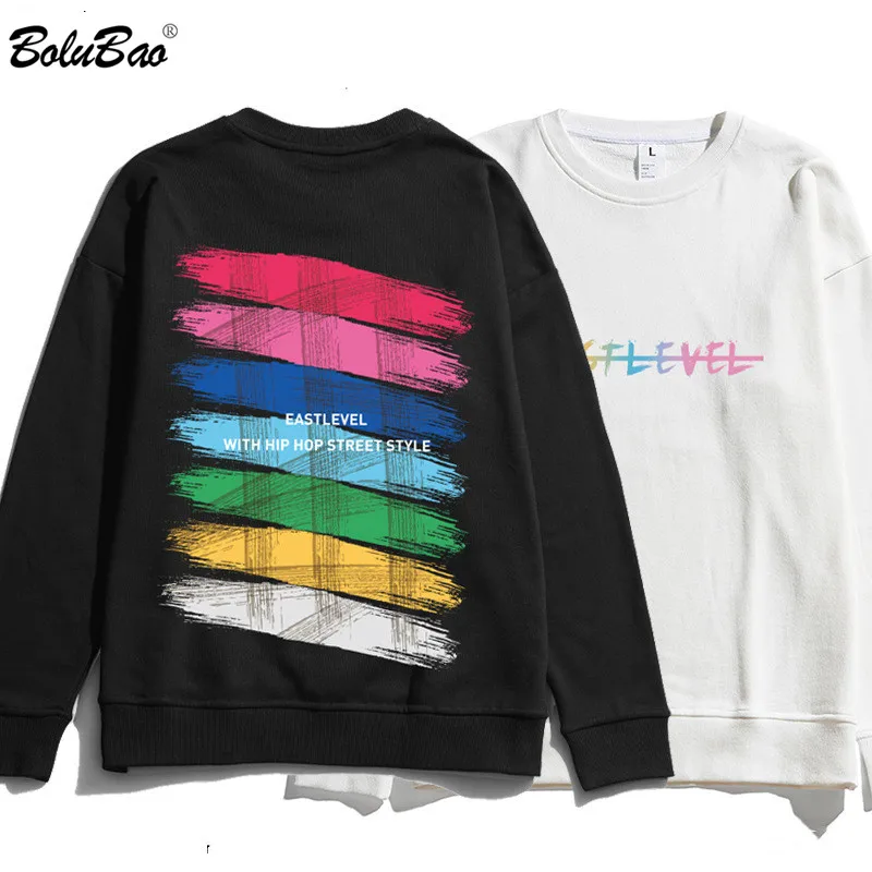 

BOLUBAO Men Hoodies Quality Personality Printing Street Style Male Brand Cotton Casual Men's Sweatshirt Pullover