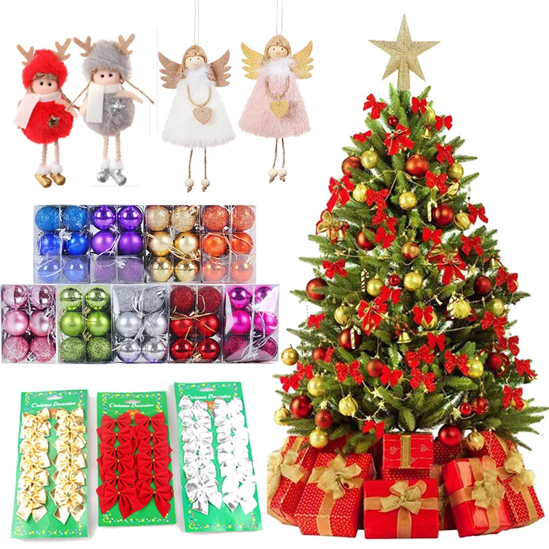 Аксессуары для домашнего банта украшение рождественской елки луки