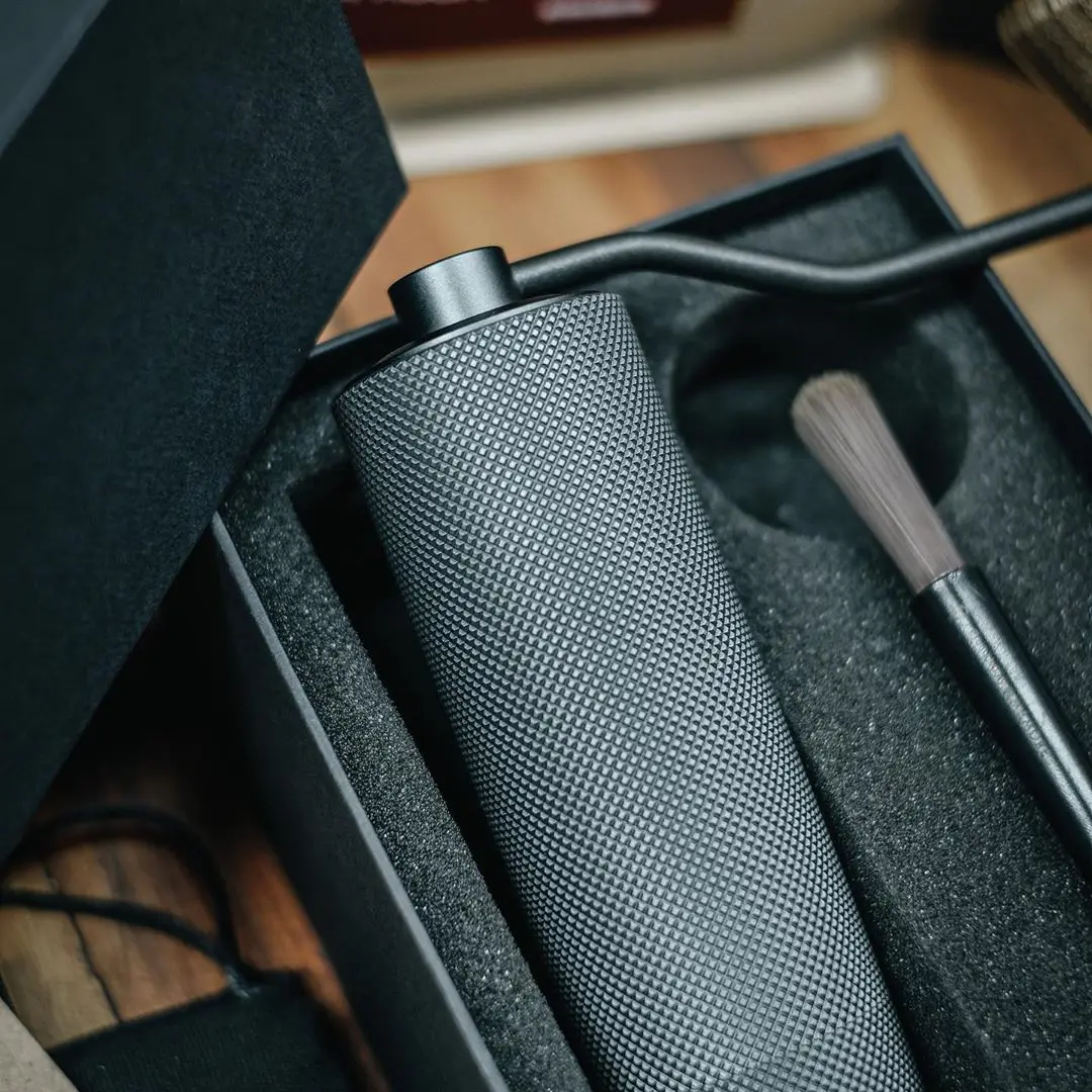 Кофемолка timemore chestnut slim высокопрочная металлическая ручная кофейная мельница