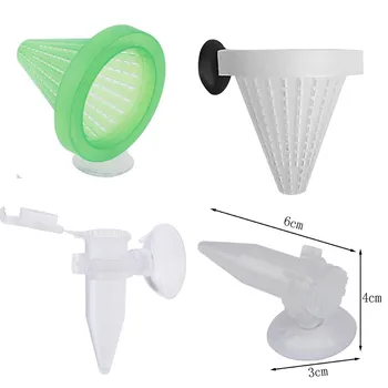 

Quality Automatic Fish Feeder Tapered Aquarium Red Worm Feeding Funnel Cup Fish Food Feed Tool Aquarium Feeder With Suction Cup