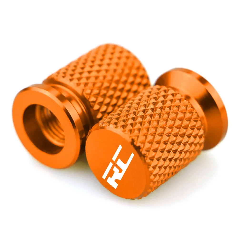 RC Orange Мотоцикл с ЧПУ Алюминий сердечник клапана Кепки шины газовое сопло крышка автоклавного твердения рот чашки для KTM DUKE 200 125 250 690 790 RC 390 950 1199 - Цвет: RC Orange