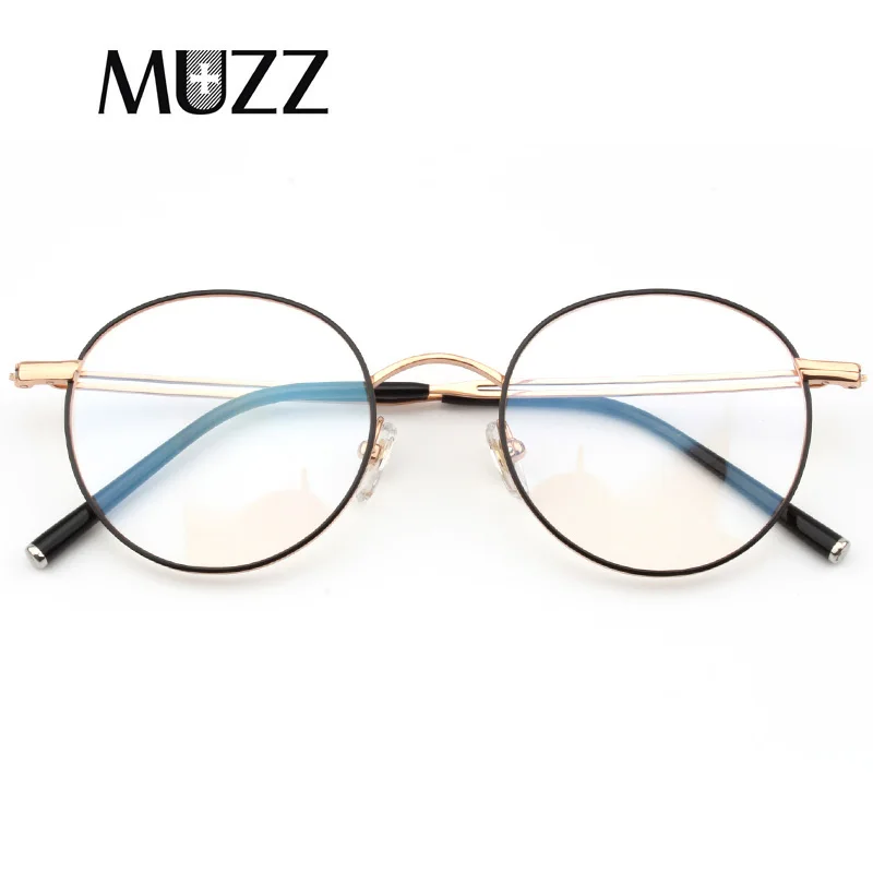 Оправа для очков из чистого титана оптические очки близорукости женские круглые