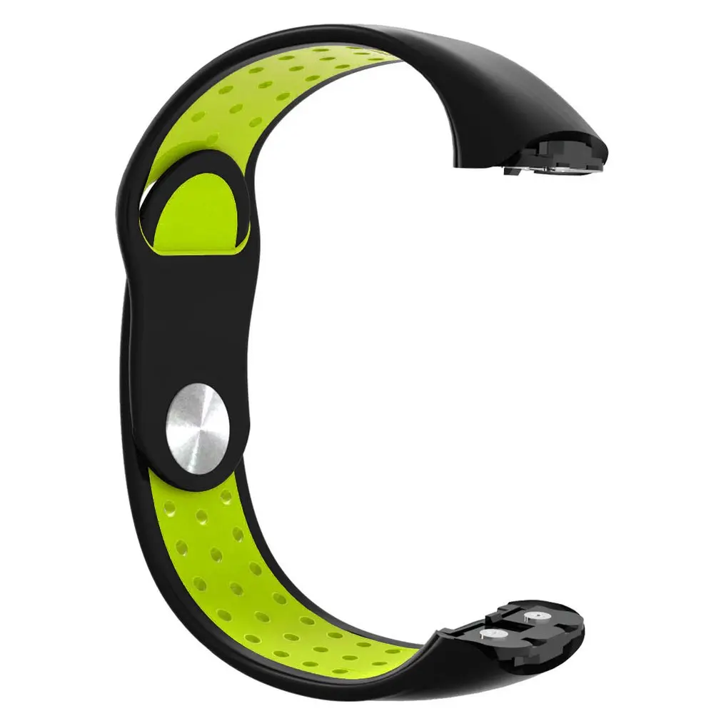 Для samsung Galaxy Fit Sm-R370 Смарт-часы сменный ремешок официальный узор черная пряжка спортивный сменный Браслет - Цвет: Black green