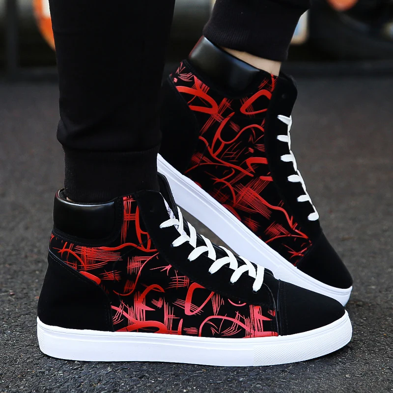 Zapatillas de deporte de alta calidad para hombre y mujer, zapatos de lona para la calle cálidos y frescos, calzado informal para hombre y mujer, tallas 34-44 - Imagen 5