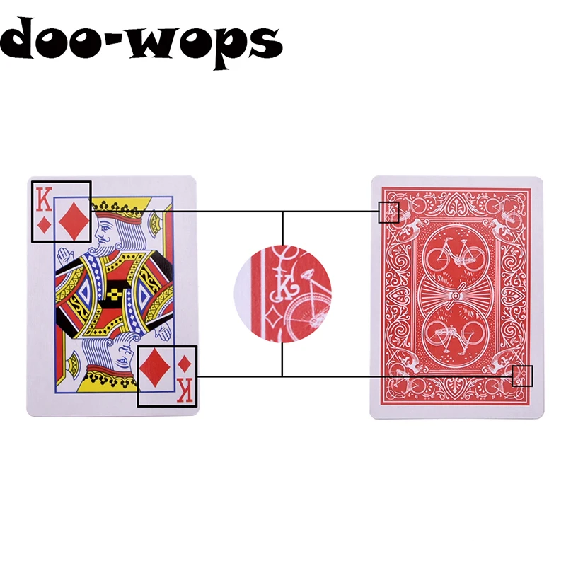 Marked Cards Stripper Deck Playing Cards Magic Tricks Poker Magia Close Up Street Illusions Gimmicks Mentalism Props Kids Toys 2