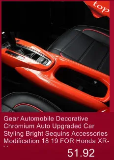 Дверные ручки чашки автомобильные авто модернизированные Хромированные Декоративные Чехлы для стайлинга автомобилей яркие блестки части 18 19 для Honda XR-V