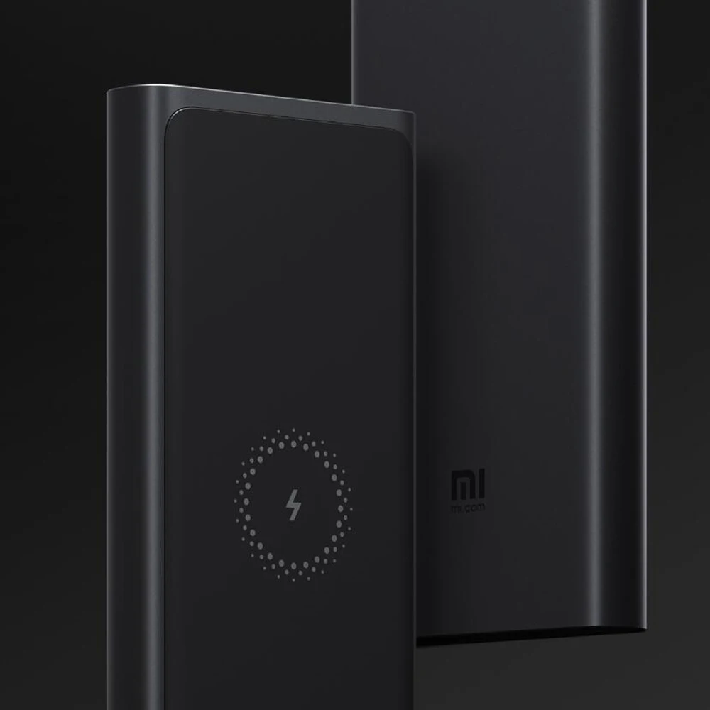  Xiaomi 10000mAh banco de energía inalámbrico de Qi rápido cargador inalámbrico USB tipo C mi Powerb