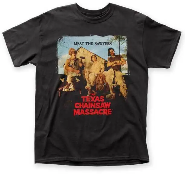 TEXAS CHAINSAW MASSACRE - Meat THE Sawyers-футболка S-M-L-XL-2XL новинка | Мужская одежда