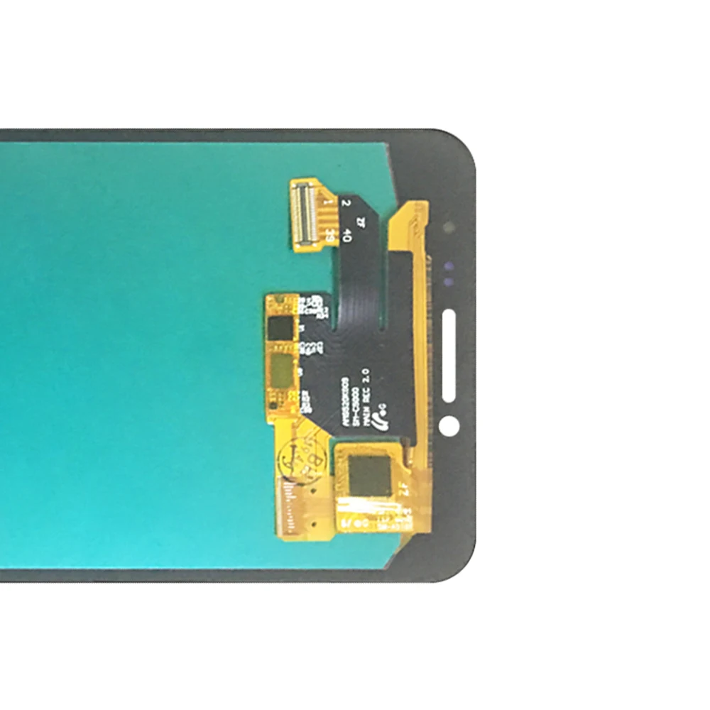 Для Samsung Galaxy C5 C5000 ЖК-дисплей протестированный рабочий супер AMOLED сенсорный экран в сборе дигитайзер с закаленным стеклом