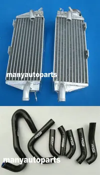 

Aluminum radiator + BlACK hose for HUSQVARNA HUSKY AE/CR/WR/XC 400/430/500 84-87