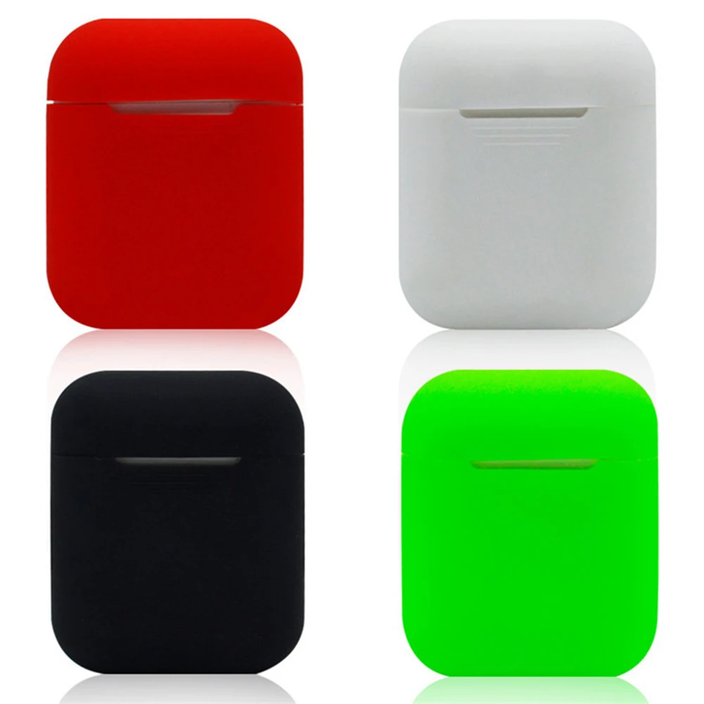 Силиконовые Мягкие кожухи головных телефонов для Airpod s 2 облегающий рукав защитная коробка беспроводные наушники защитный чехол с петлей для Airpo 1 2nd