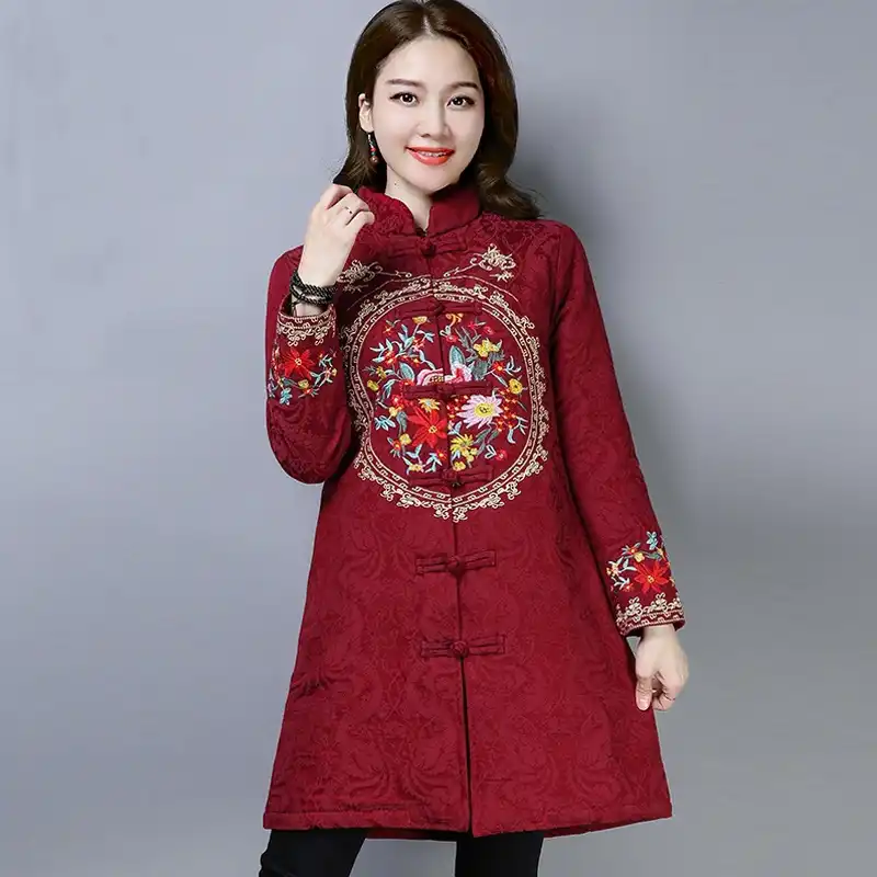 Geleneksel Cin Giyim Kis Ceket Kadin 2020 Moda Shanghai Tang Giyim Kadin Cin Cheongsam Kadinlar Icin Ta1845 Tops Aliexpress