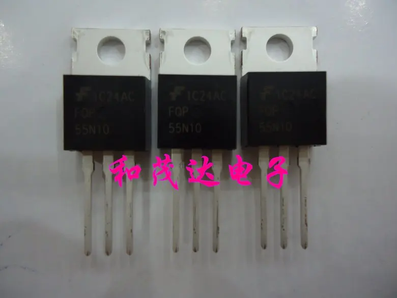 2 шт./FQP55N10-220 100V 55A TO220