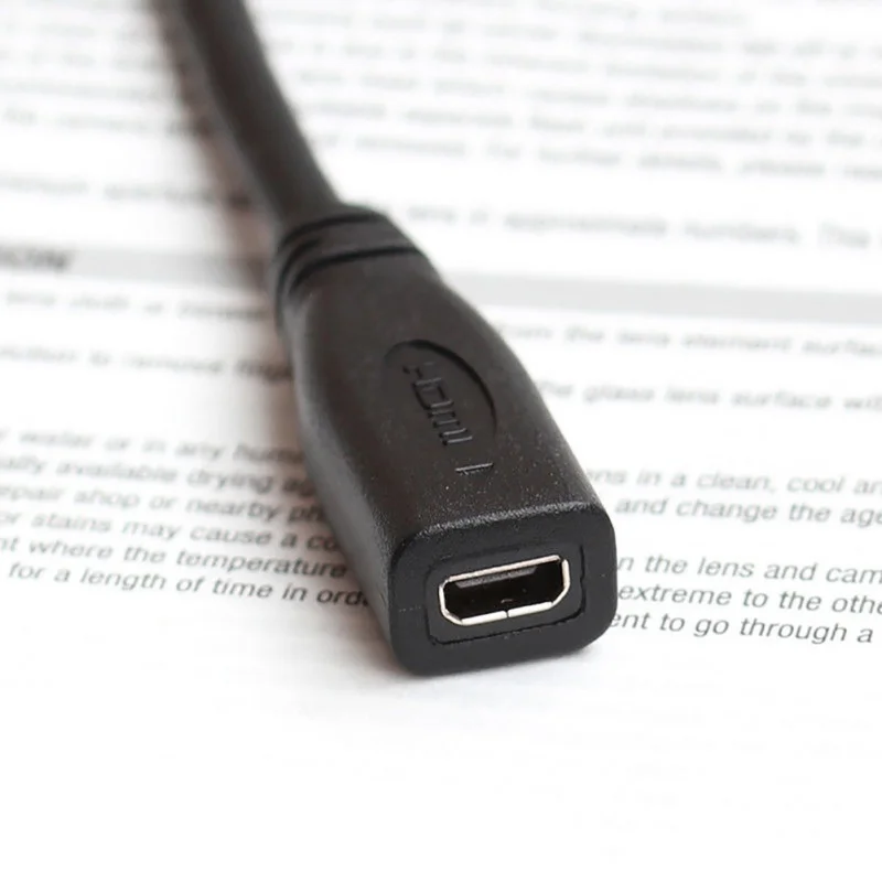 Удобный микро HDMI Женский к HDMI Мужской адаптер кабель конвертер для планшет мобильный телефон