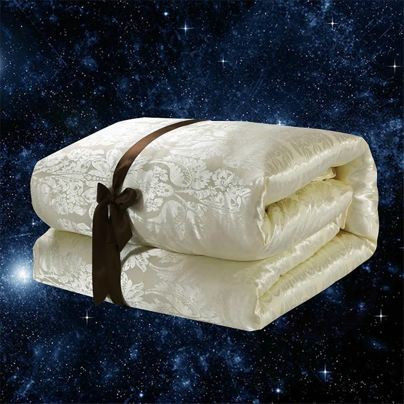 Роскошное Одеяло из 100% шелка тутового цвета пододеяльник для лета и зимы