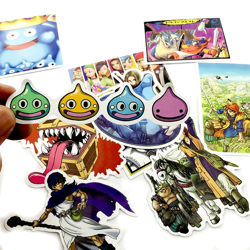 17 шт. классические игры Dragon Quest Стикеры Скрапбукинг для катания на скейтборде гитары мотоцикл Чемодан Тетрадь компьютер Нагель Стикеры s