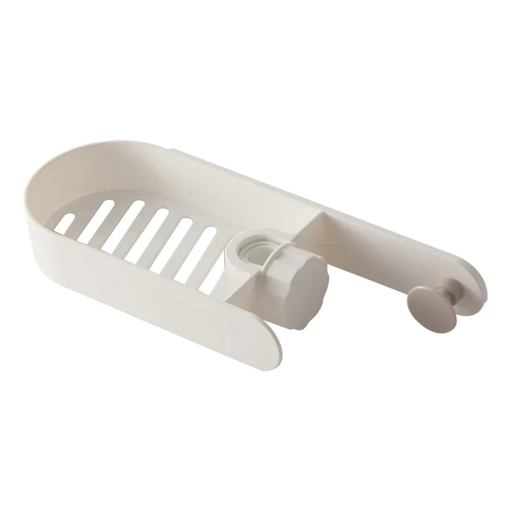 Сливная стойка для кухонной раковины, многофункциональная стойка для хранения, губка для мытья посуды, сливная стойка, высококачественный пластиковый ящик для хранения# YL10 - Цвет: White