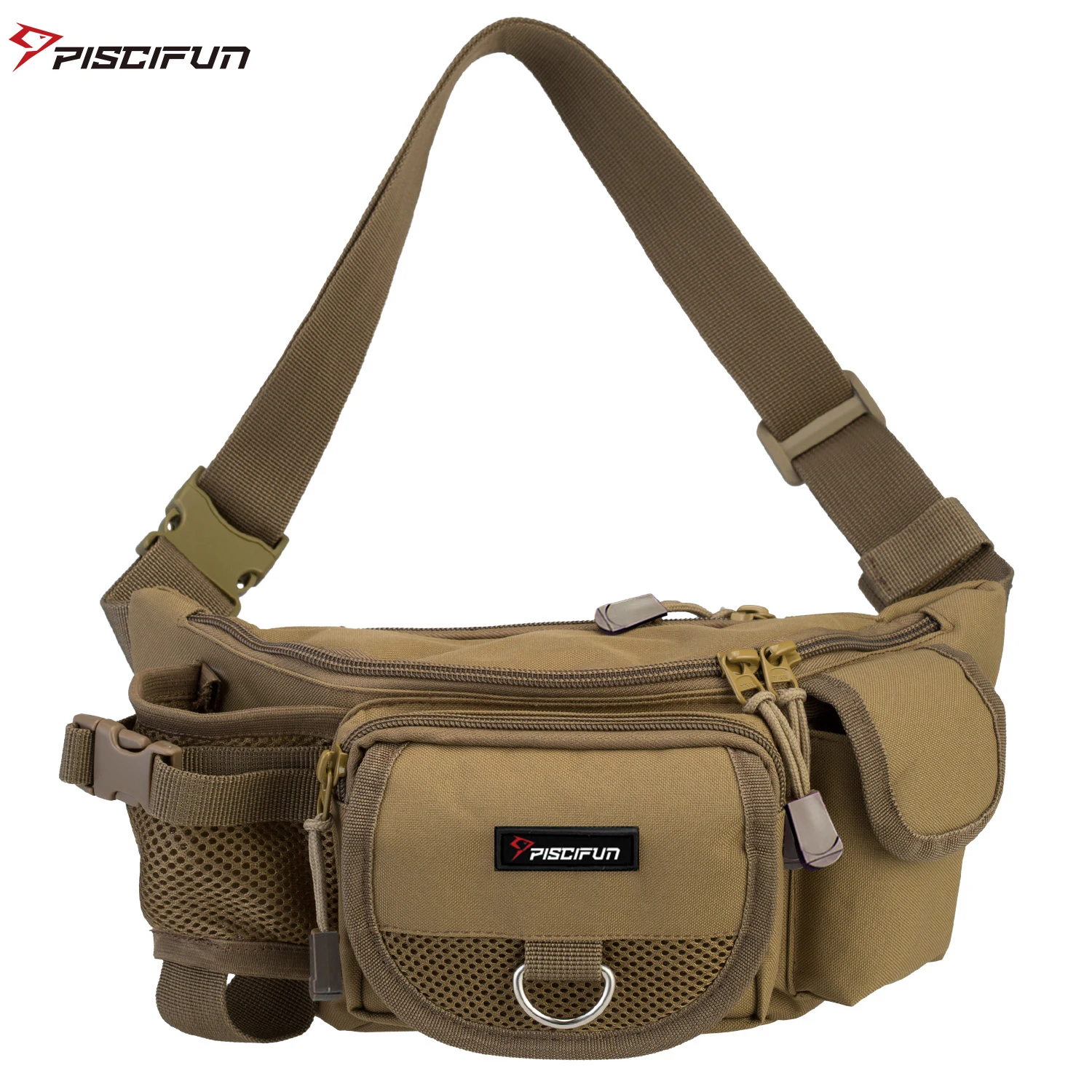 Multifunctional Fishing Bags Oxford Cloth Outdoor Camping Waist Pack Waterproof 