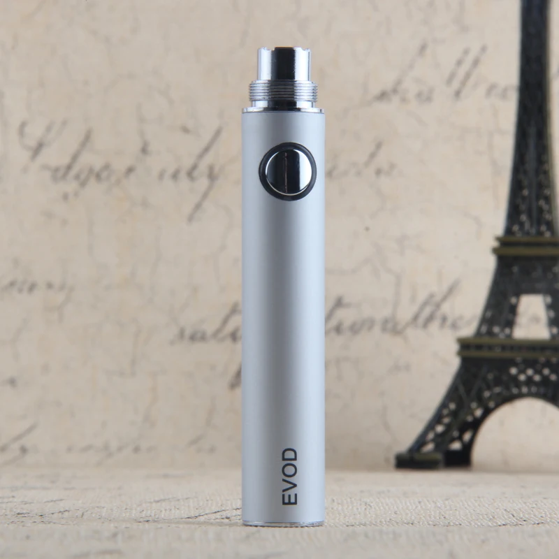 Evod Регулируемый аккумулятор с переменным напряжением eGo 510+ зарядное устройство USB электронная сигарета для CE4 CE5 T3S атомайзер Vape ручка комплект - Цвет: Серебристый