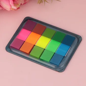 

10pcs Index Label Sticker Sticky Notepads Fluorescent Note Stickers Self-Stick Note Adorable Pads for Office School (Colorful)