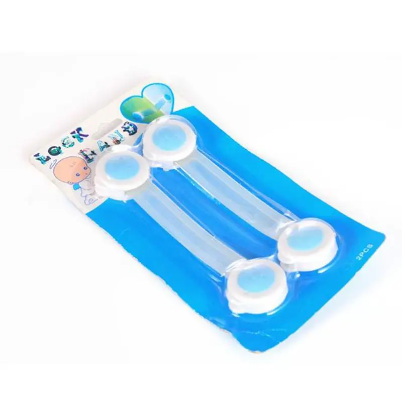 2pcs 2 шт ABS Многофункциональные защитные Замки ремни для двери шкафа ящика холодильника детские защитные замки ремень детская безопасная защита - Цвет: 2pcs