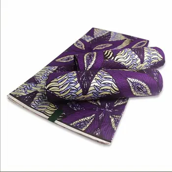 

Top Fashion african Ankara wax fabrics real printing wax in 100% cotton fabric design 6 yards/lot best quality for women