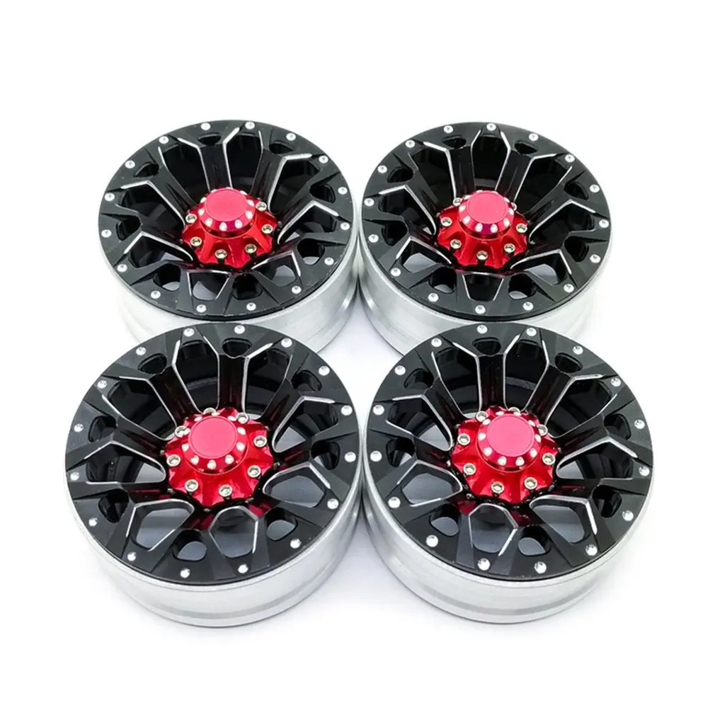 4 шт. 1,9 дюймов RC Рок Гусеничный сплав обод колеса Beadlock для 1:10 Axial SCX10 90034 90035 90044 D90 4WD Traxxas TRX-4 RC части автомобиля