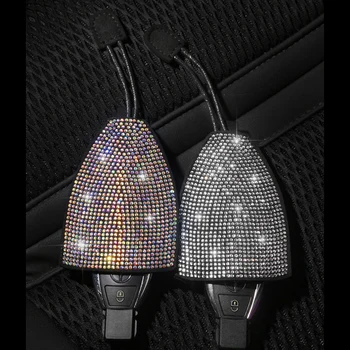 

Bling Diamante Sparkle Crystal Diamond Car Universal Remotes Key Fob Case Cover Protector holder Accessories Decor i9