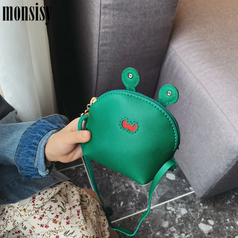 Monsisy/ Детский кошелек для детей, женская сумочка для мальчиков, сумка через плечо для девочки, сумка из искусственной кожи, сумка для монет, маленькие сумки на плечо