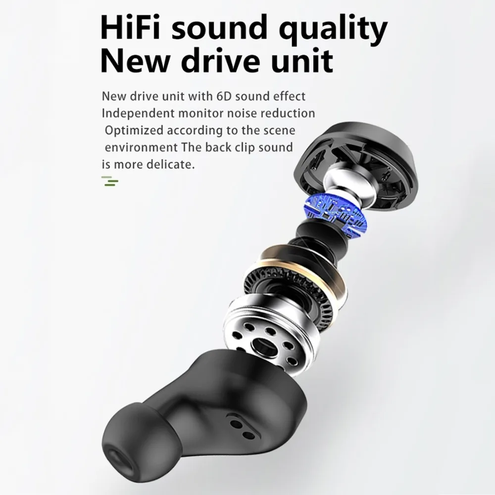 Беспроводные наушники Bluetooth 5,0