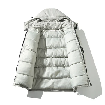 

Men Jacket Coats Thicken 2020 New Warm Winter Windproof Jackets Casual Mens Parka Hooded Outwear Cotton-padded Jacket