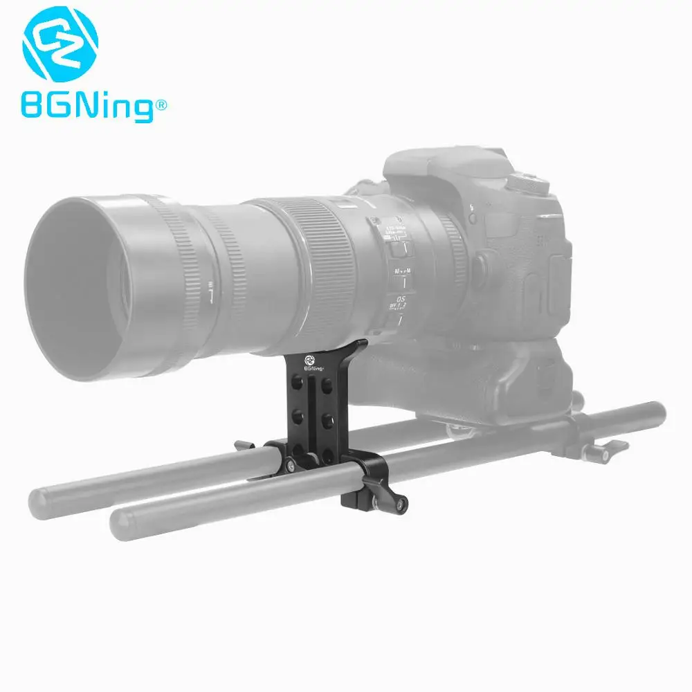 15MM Telephoto Lens Support Bracket Holder Adapter for 5D3 5D2 SLR DSLR