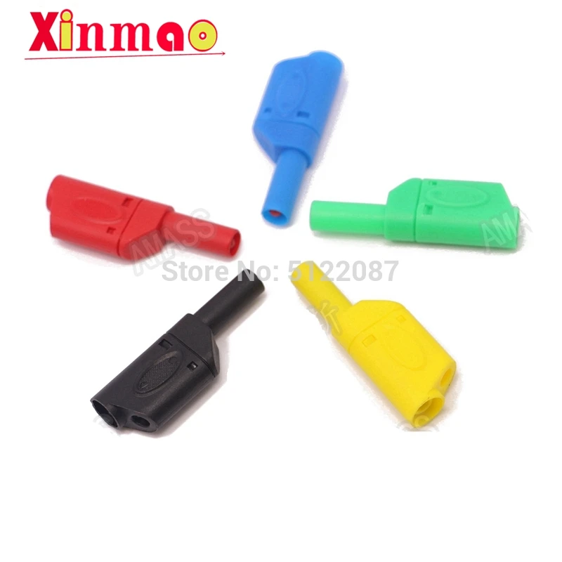 5 безопасных банановых заглушек высокого давления с цветом 4 мм их можно