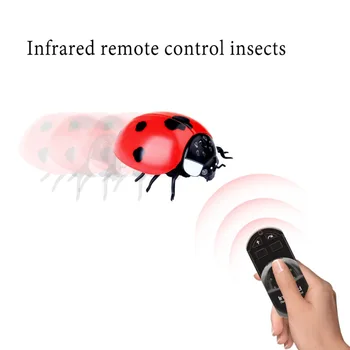 

2019 Children Remote Control Infrared Scary Insect Electric Wireless Fake Realistic Novelty Spider Toy Halloween Party Play Toy